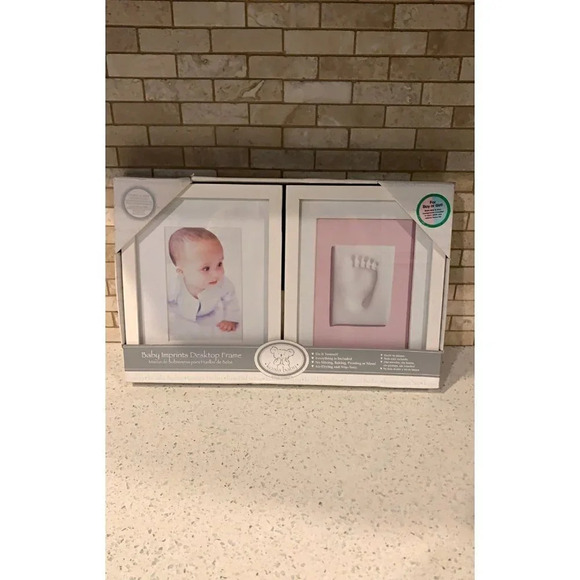 Baby's foot print frame kit bq - Picture 1 of 9